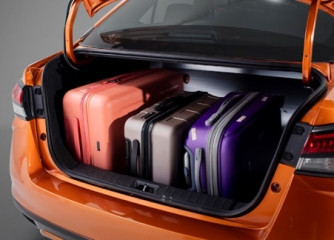 Almera CVT Cao Cấp -  Khoang hành lý với sức chứa lên tới 482L